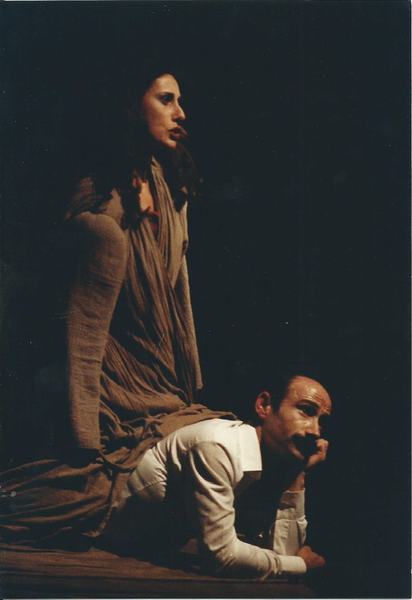 Fotografía de escena de Inquisición, de Fernando Arrabal, 1980