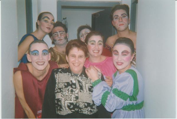 Fotografía y figurines de Lisístrata, 1996