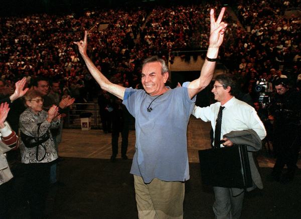 Fotografía de los montajes con Paco Morán y Joan Pera
